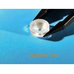 Fan Shaped Polished / Unpolished Sapphire Lens Glasses Al2O3 Single Crystal