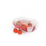 Cherry Fruit And Vegetable Packaging Boxes , Folded Disposable Food Tray Boats for sale