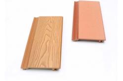 China Waterproof Plastic Wood Composite 219x26x2900 WPC Exterior Wall Panel Wall Cladding supplier