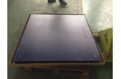 China Low-Profile Industrial Floor Weighing Scale With Ramp Access Load Cells supplier