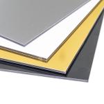 ALD 8802 silver grey unbreakable core Aluminum composite panel for signage and building materials for sale