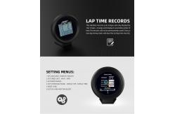 China 8VDC 12000rpm Touch Compass Lap Time Speed Gauge supplier