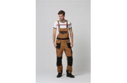 China Left Hammer Loop Mens Work Bib trousers, 320gsm Workwear Bib Pants supplier