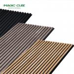 26kg/pcs Modern Design Wall Ceiling Decorative Acoustic Slat Wood Wall Panels Sound Absorb Board for sale