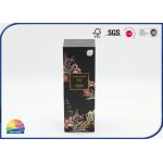 Logo Gold Stamping Folding Carton Box Aromatherapy Gift Box With Plastic Piston for sale