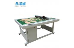 China Flatbed Cutting Plotter For Sticker Labels 60m / Hour 1800 * 420 * 410mm supplier
