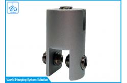 China Creative Design Glass Side Clamp Sign Cable Gripper For Sign Hanging Systems supplier