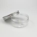 23mm Shoulder 100ml Plastic Screw Cap Jars Oblate Shape