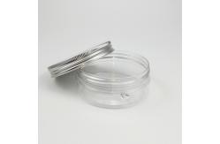 China 23mm Shoulder 100ml Plastic Screw Cap Jars Oblate Shape supplier