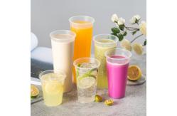 China Bubble Tea Coffee Juice 32oz Disposable Plastic Cup 7oz Pp Cup supplier