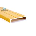 Golden Anodised Aluminium U Channel , GB U Section Aluminium Extrusion