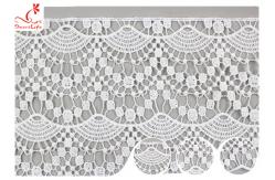 China Bangladesh Water Soluble Venice Guipure Lace Trims With Scalloped Edge For Pants supplier