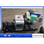 3 Ton Tower Erection Tools Cable Diesel Winch 4HP Single Capstan For Cable Pulling for sale