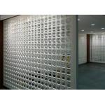 Vertical / Multi Fold Decorative Metal Screen Panels Customized Patterns