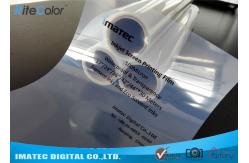 China PET Clear Transparency Inkjet Screen Printing Film Waterproof 100 Micron supplier