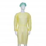 Waterproof Dustproof Disposable Medical Use SMS/PP/PP+PE Isolation Gown With Long Sleeves for sale