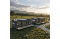 China 20ft 40Ft Prefab Camp Houses 19.44m  22.68m Prefabricated Modular Homes supplier