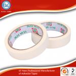 White Flexible Masking Tape , Natural Rubber Adhesive Masking Paper Tape for sale