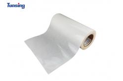 China Transparent Double Side PO Hot Melt Adhesive Film For Embroidery Patch supplier