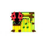 Commercial Grade Inflatable Ladybug Bouncer Jumping Castle Inflatable Combo