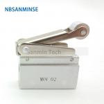NBSANMINSE MOV 1/8 G Thread Mechanical Valve Pneumatic Control Air Valve Roller push selection for Package machine Autom for sale