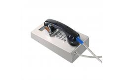 China Volume Control Vandal Resistant Telephone SIP2.0 PoE Digital LCD Prison Telephone supplier