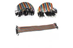 China 40cm 40 Pin Male To Female Solderless Breadboard Jumper Wires supplier