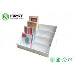 4 Tiers Foldable Cardboard Tabletop Display Custom Printing For Books Promotion