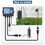 Temperature Planting Greenhouse Co2 Controller Regulators Fan Programmable