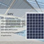 Mono Black BIPV Solar Panels Half Cells Bifacial Module for sale