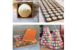 China 33-Grain Macaron Plastic Box Macaron Tray Transparent  Customizable Design supplier