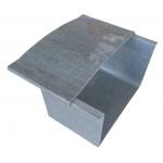 Grey Colour Steel Simulated FRP Cable Tray Customized Angle Trunk for sale