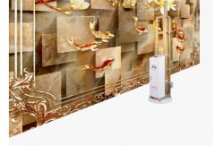 China Windows Mural Printing Machine Automatic Printing Speed 4 Pass 7 Meters Per Hour supplier
