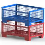0.5x1M Heavy Duty Galvanized Mesh Wire Storage Baskets Metal Bin Container OEM ODM for sale
