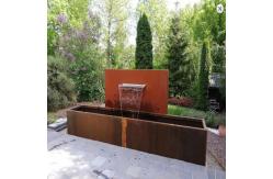 China Welding Uniquely Designed Corten Fountain For Garden Decoration supplier