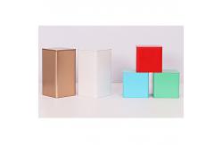 China Mini Square Recycled Metal Tea Container Mooncake Box Empty Cannaburst Tin supplier