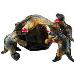 Dog Bite Resistant Plush Toys Hide And Seek Dinosaur Training for sale