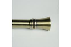 China Classical Decorative Zinc Alloy 28mm Curtain Rod Finials supplier
