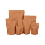 Stand Up Bag Kraft Paper Pouch Bag Composite Film For Packaging Granular Powder for sale