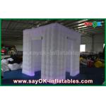 Funny Photo Booth Props Shopping Mall Two Doors Wedding Inflatable Photo Booth Portable With Led for sale