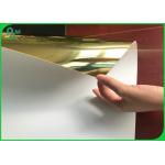 157g 250g Metalized Gold And Sliver Cardboard Paper Roll For Gift Package