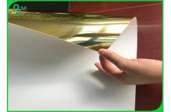 China 157g 250g Metalized Gold And Sliver Cardboard Paper Roll For Gift Package supplier