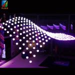 Sphere RGB LED Lifting Ball 15cm 20cm Dia For Lighting Entertainment for sale