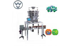 China Plastic Can Filling Packaging Machine For Laundry Pods Counting supplier
