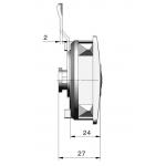 PA Knob Electrical Cabinet Door Lock Drawer