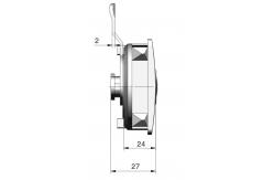 China PA Knob Electrical Cabinet Door Lock Drawer supplier