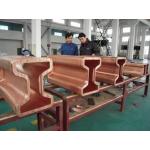 Standard H Beam Copper Mould Tube Tubing  Customised Sizes Copper Rectangular for sale