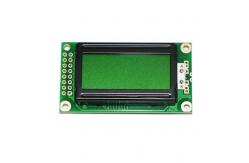 China 8X2 Dots Stn COB Yellow-Green Positive Transflective Character LCD Module supplier