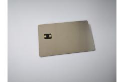 China RFID Smart Credit Card Contact IC Contactless NFC Chip Metal Writable supplier