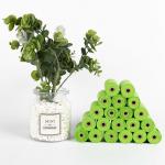 Waterproof PLA Degradable Dog Poop Bags On A Roll Private Label for sale
